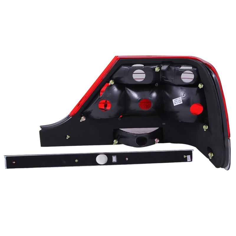 ANZO 1995-1999 Mercedes Benz S Class W140 Taillights Red/Smoke thumbnail 7