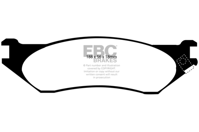 EBC S7 Brake Pad and Rotor Kit (1x ebcED91638, 1x ebcBSD7105) thumbnail 9