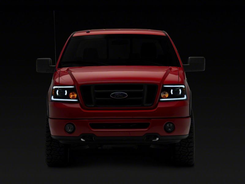 Raxiom 04-08 Ford F-150 Axial Series Projector Headlights w/ SEQL LED Bar- Blk Housing (Clear Lens) thumbnail 4