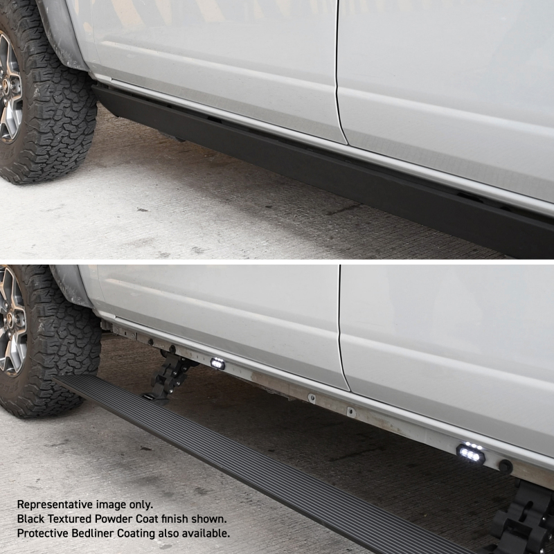 RealTruck 15-20 Cadillac Escalade 4dr VoltStep Electric Running Board Kit - Bedliner Coating thumbnail 8