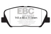 EBC Ultimax2 Brake Pad Sets