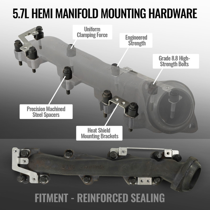 BD Diesel 09-26 RAM/Dodge/Jeep 5.7L Hemi Manifold Bolt & Spacer Kit thumbnail 4