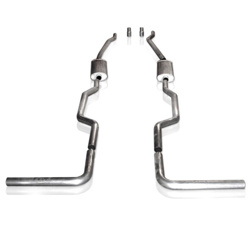 Stainless Works Chevy/GMC Truck 1967-87 Exhaust 2.5in Turbo Muffler System thumbnail 6