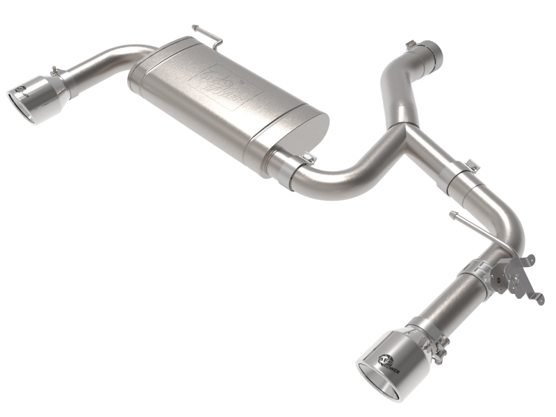 aFe 15-21 BMW X1 F48 L4 2.0L (t) MACH Force-Xp 3 to 2-1/2 IN SS Axle-Back Exhaust w/Polished Tip thumbnail 2