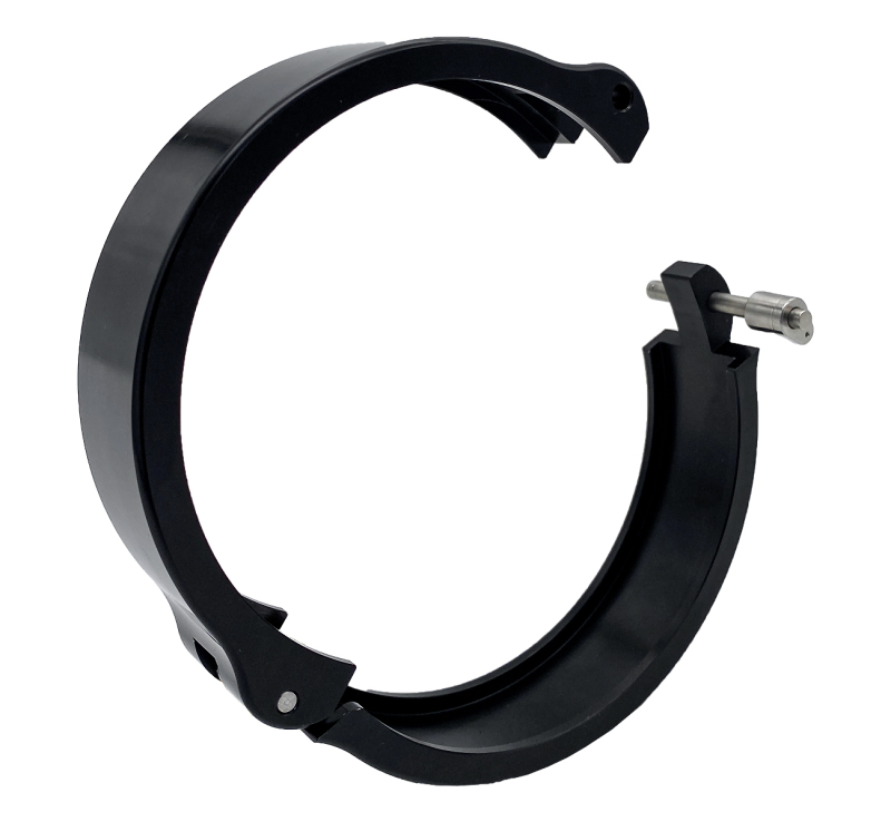 Granatelli 4.0in Dual Seal Clamshell Clamp - Aluminum Black thumbnail 7