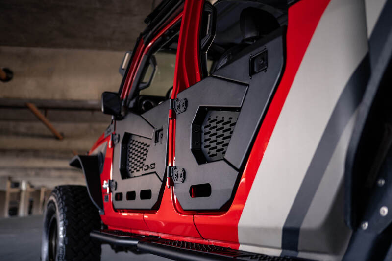 DV8 Offroad 18-22 Jeep Wrangler JL/JT Spec Series Half Doors - Rear Set thumbnail 7