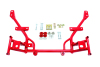 BMR 05-14 S197 Mustang K-Member w/ 1/2in Lowered Motor Mounts and STD. Rack Mounts - Red thumbnail 3