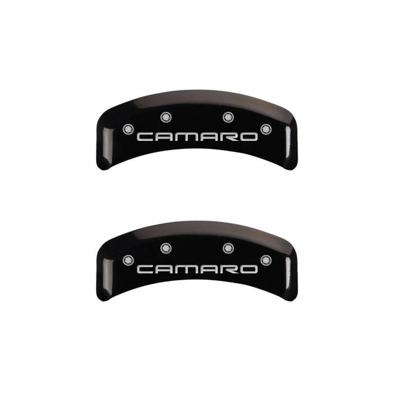 MGP 4 Caliper Covers Engraved Front & Rear Gen 4/Camaro Black finish silver ch thumbnail 9