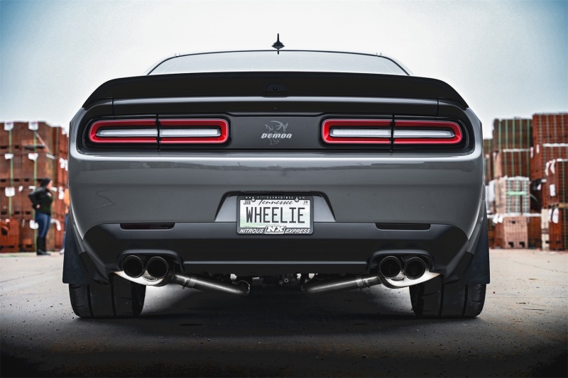 Corsa 15-23 Challenger SRT/Hellcat/Demon/Redeye 2.75in Valved CB DRE w/ Twin 3.5in Pol Blk PVD Tips thumbnail 4