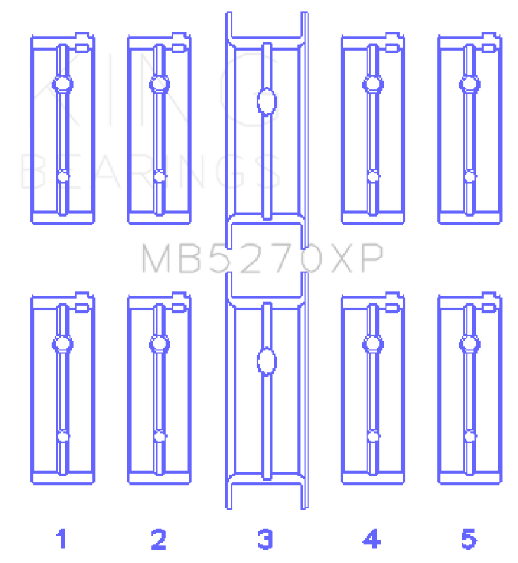 KING Performance Main Bearings