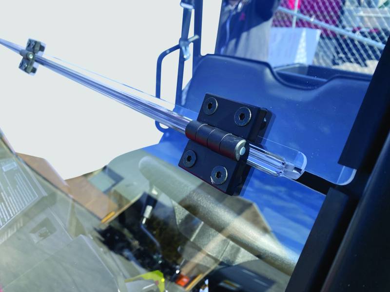 Quadboss Powersports Windshields 375783 Windshields, QB WINDBREAK FOLDING SHIELD, Clear thumbnail 9