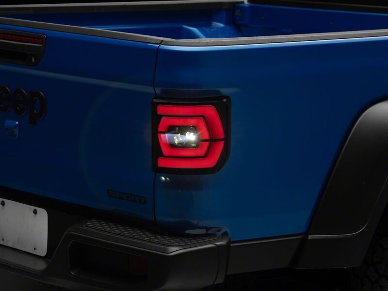 Raxiom 20-26 Jeep Gladiator JT Low Profile LED Tail Lights- Black Housing- Smoked Lens thumbnail 6