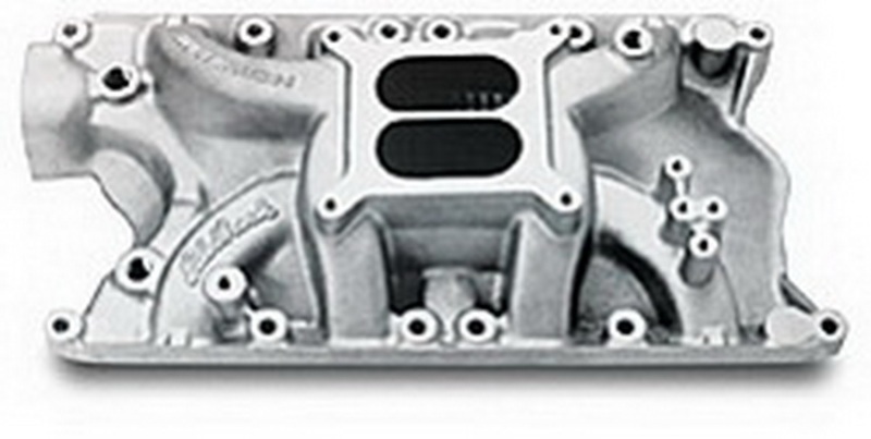 Edelbrock Perf RPM 351-W Polished Mani thumbnail 4