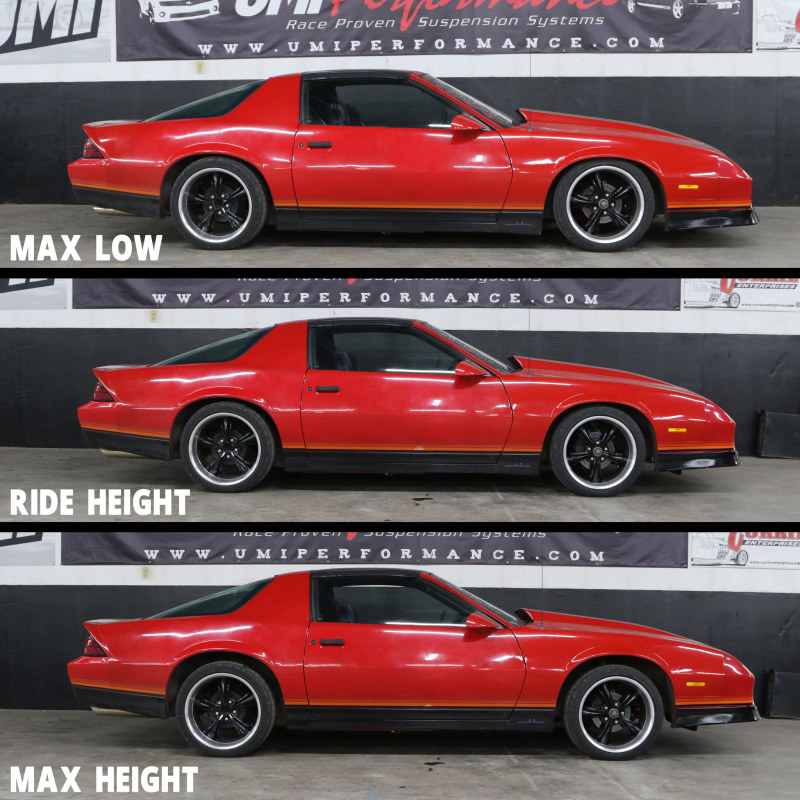 UMI Performance 82-92 GM F-Body Front and Rear Weight Jack Kit Street thumbnail 4