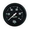 Autometer AutoGage 2-5/8in Mechanical Black 0-100 PSI Oil Pressure Gauge thumbnail 6