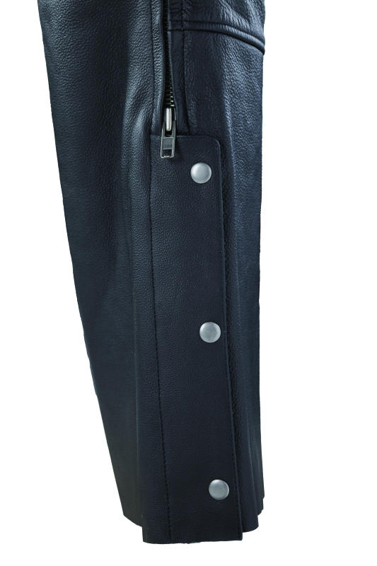 Kuryakyn Leather By River Road Longhaul Leather Chaps Black - Large thumbnail 4