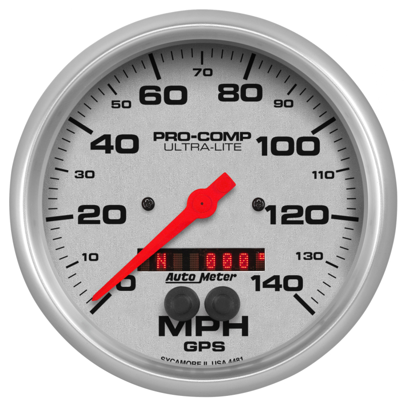 Autometer Ultra-Lite 5in 140MPH GPS Speedometer thumbnail 4