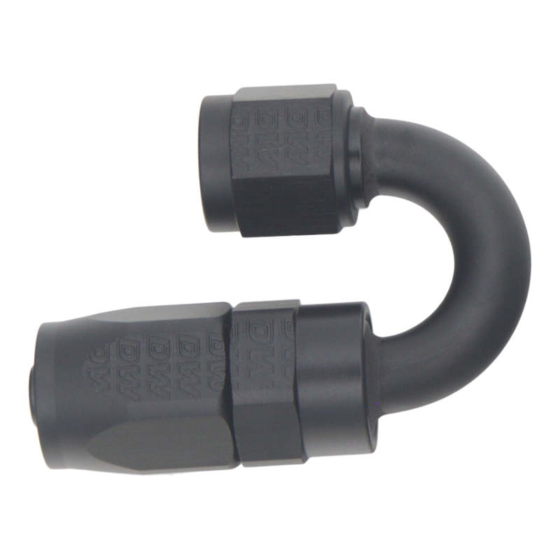 DeatschWerks 6AN Female Swivel 180-Degree Hose End CPE - Anodized Matte Black thumbnail 2