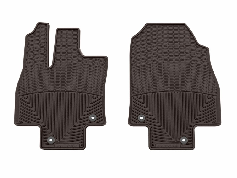 WT Rubber Mats - Front - Cocoa