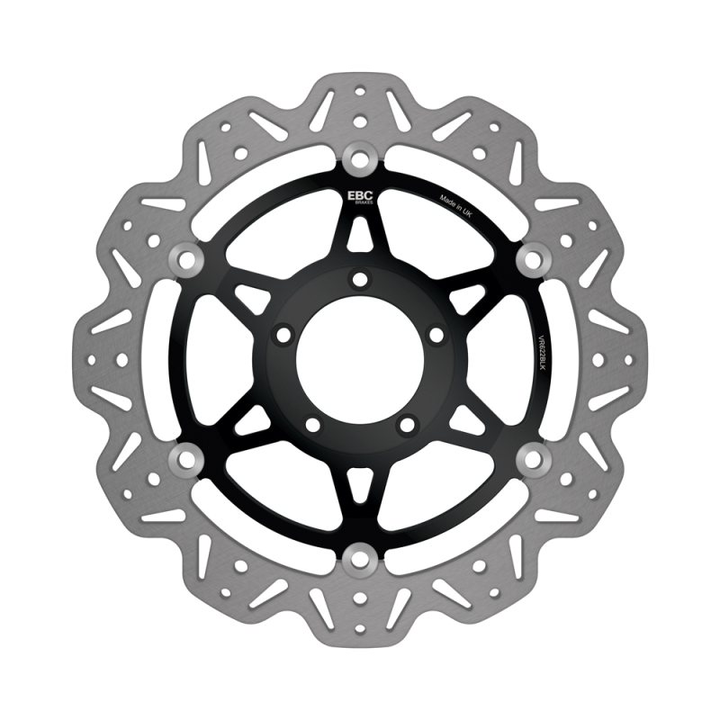 EBC 04-06 Ducati 749 Dark Monoposto/Biposto Front Left/Right Vee Floating Black Rotor