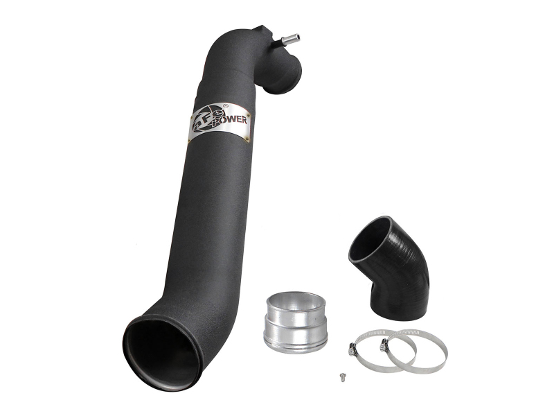 BladeRunner 3 IN Aluminum Cold Charge Pipe Black