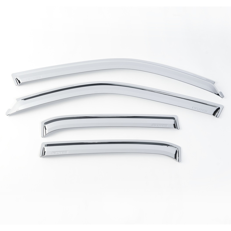 Putco 07-12 Dodge Caliber (Set of 4) Element Chrome Window Visors thumbnail 6