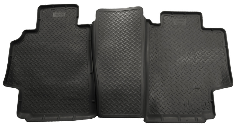 Husky Liners 98-01 Dodge Ram 1500/2500/3500 Quad Cab Classic Style 2nd Row Black Floor Liners thumbnail 5