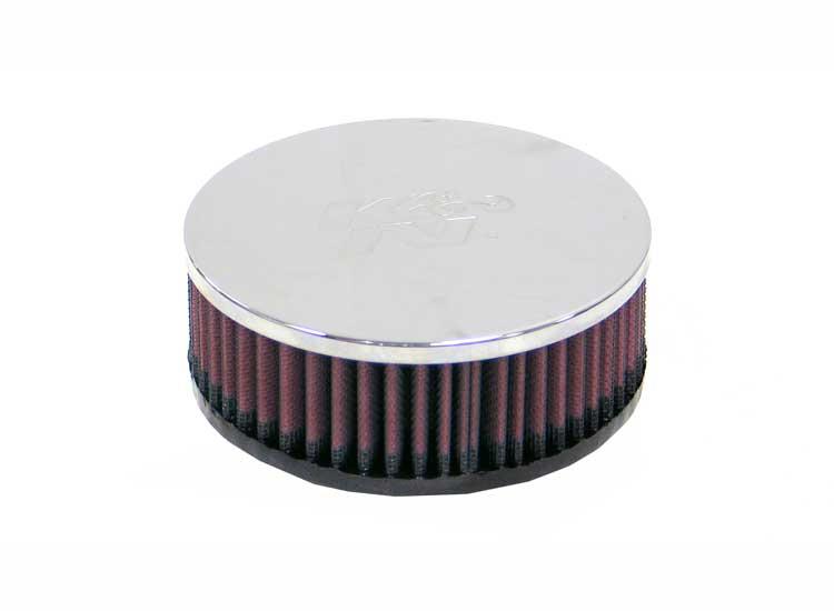 K&N Universal Round Clamp-On Air Filter 2in. Flange / 5-3/8in. OD / 2in. Height thumbnail 2