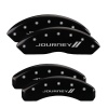 MGP 4 Caliper Covers Engraved Front & Rear With stripes/Journey Black finish silver ch thumbnail 8