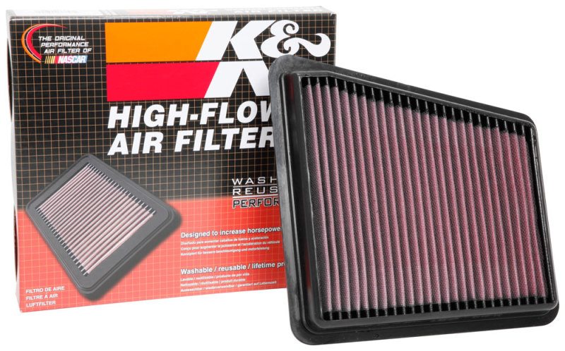 K&N 2018 Kia Stinger L4-2.0L F/I Replacement Drop In Air Filter thumbnail 5