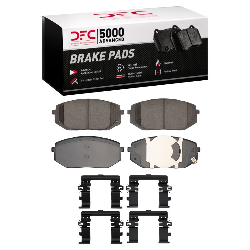 DFC 5000 Advanced Brake Pads - Ceramic & Hardware Kit