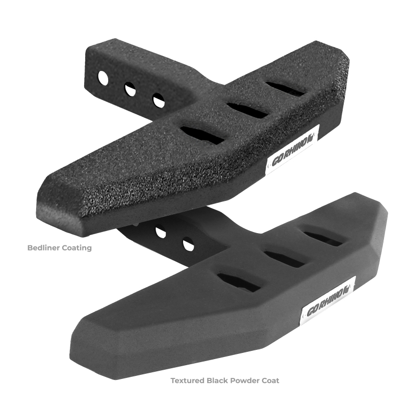 Go Rhino RB20 Slim Hitch Step - 18in. Long / Universal (Fits 2in. Receivers) - Bedliner Coating thumbnail 4