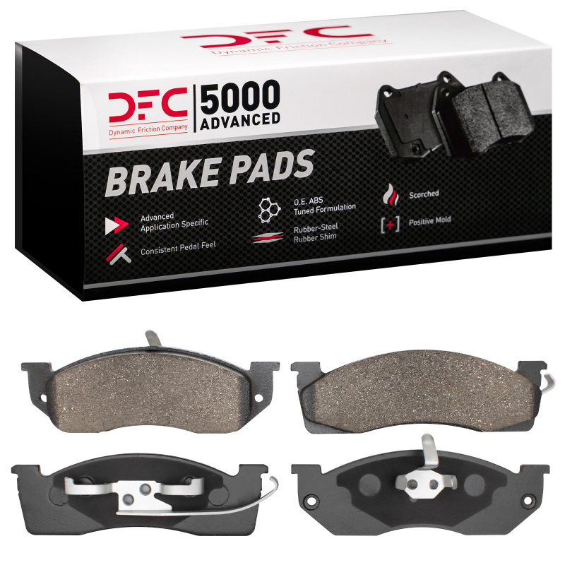 DFC 88-90 Dodge Dynasty Front 5000 Advanced Semi Metallic Brake Pads thumbnail 2