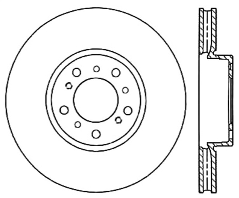 StopTech Slotted & Drilled Sport Brake Rotor thumbnail 2