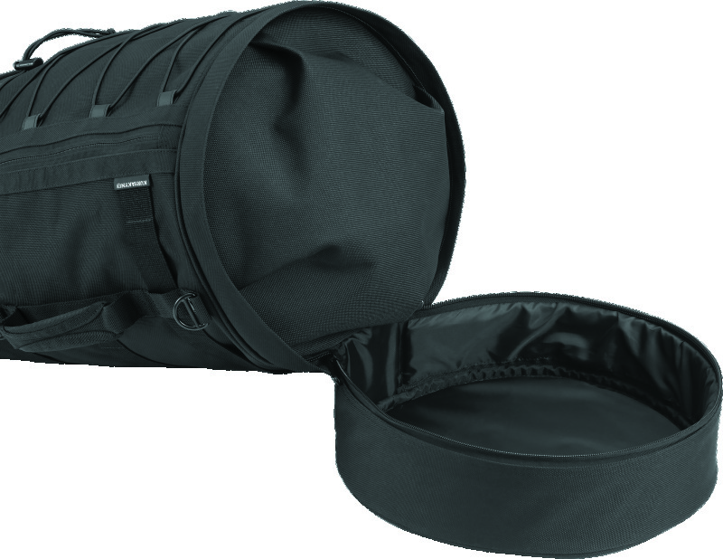 Kuryakyn Momentum Freeloader Duffle Bags 5282 Powersports Cargo Carrier, Mometum Bag, Sissy Bar Mount,18.00 in. Tall, 12.00 in. Diameter, Canvas, Black, Quick-Mount Straps, Each thumbnail 5