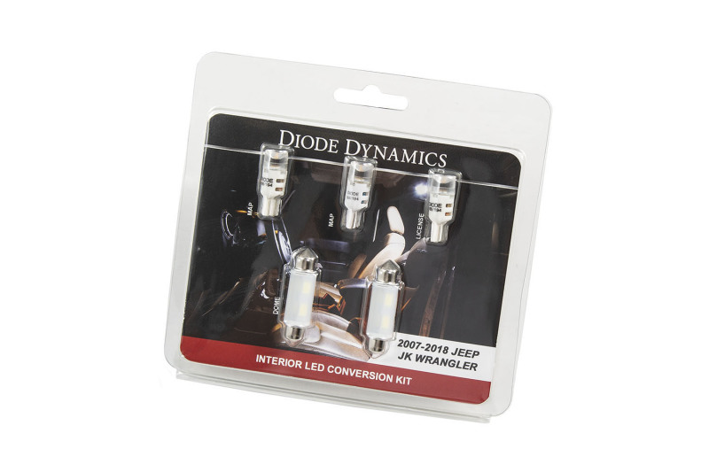 Diode Dynamics Wrangler JK 4dr Interior Kit Stage 1 - Cool - White thumbnail 3