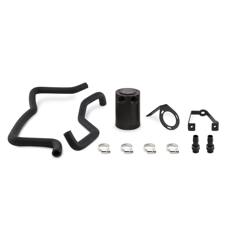 Mishimoto 2015+ Dodge Charger / 2015+ Chrysler 300C 5.7L Direct Fit Oil Catch Can Kit - Black thumbnail 2