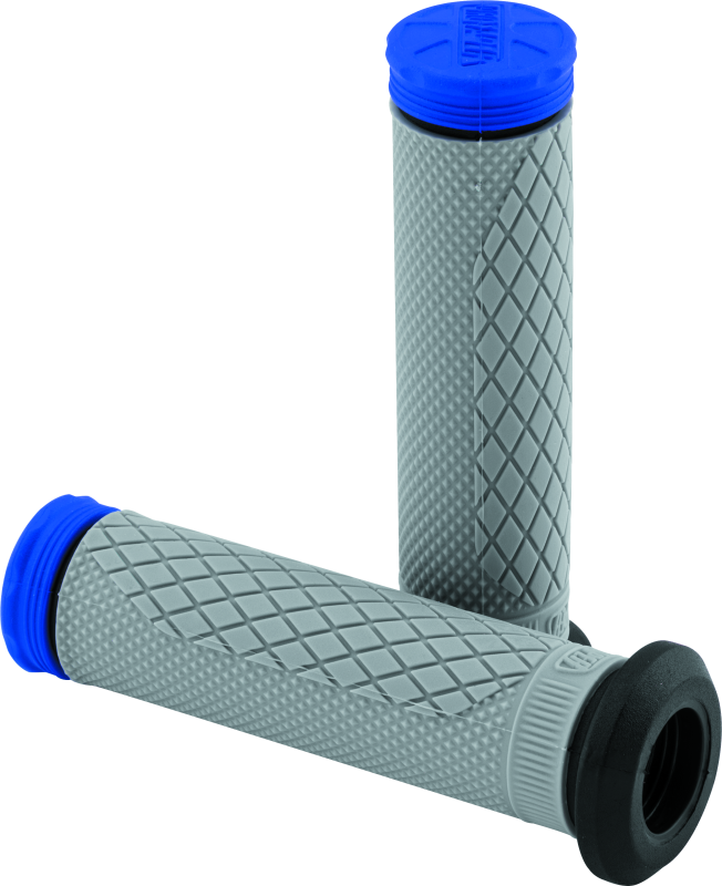 ProTaper Tri Density Full Diamond ATV Grips - Blue thumbnail 2