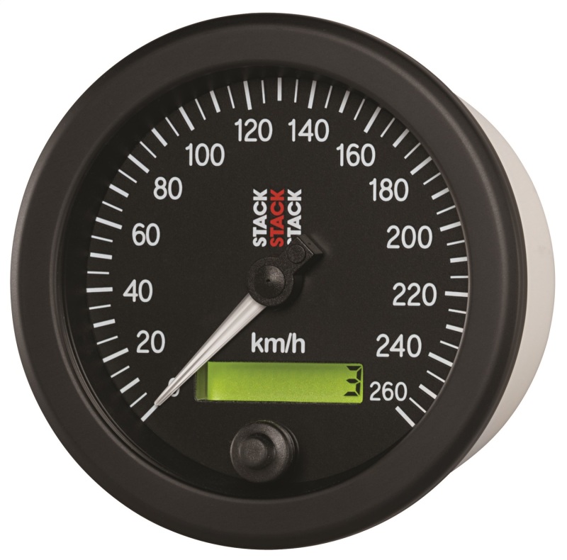Autometer Stack 88mm 0-260 KM/H Electronic Speedometer - Black thumbnail 8
