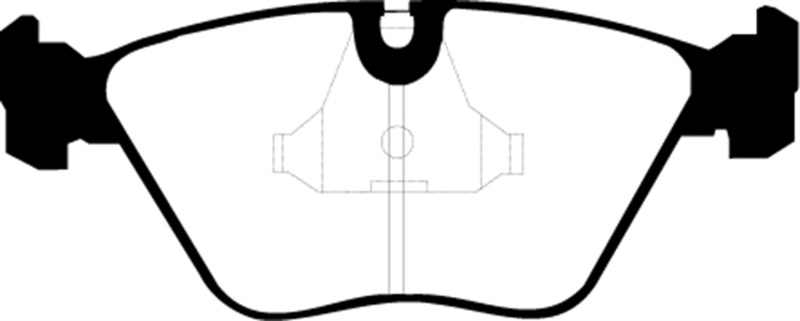 EBC 89-91 Audi 200 2.2 Turbo (ATE) Yellowstuff Front Brake Pads thumbnail 6