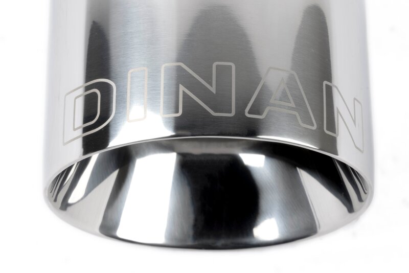 Dinan Double-Walled 4.5in Clamp-On Exhaust Tip - Polished - 4.5in Outlet / 3in Inlet thumbnail 4