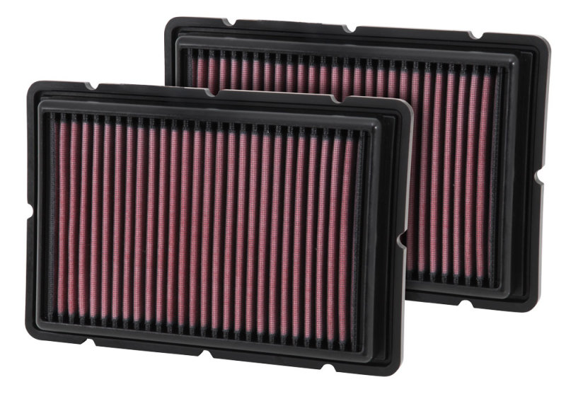 K&N Replacement Air Filter 05-09 Ferrari F360 11.125in O/S Length x 7.625 O/S Width x 1.313in H thumbnail 2