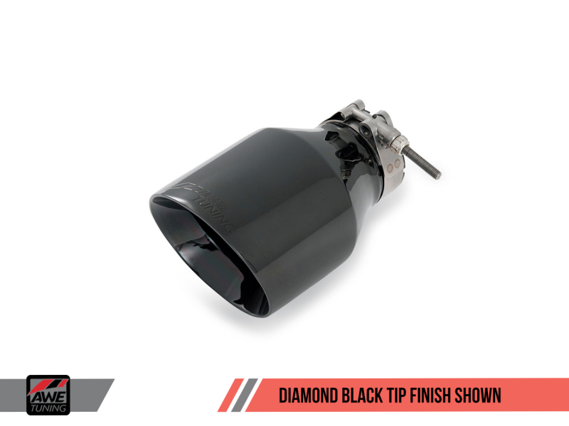 AWE Tuning Mk5 Jetta Mk6 Sportwagen 2.5L Track Edition Exhaust - Diamond Black Tips thumbnail 7