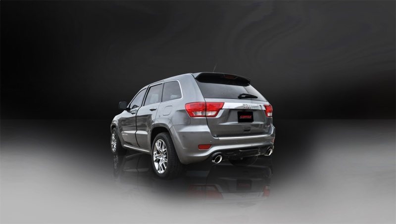 Corsa 2012-2013 Jeep Grand Cherokee 6.4L V8 Polished Sport Cat-Back Exhaust thumbnail 5