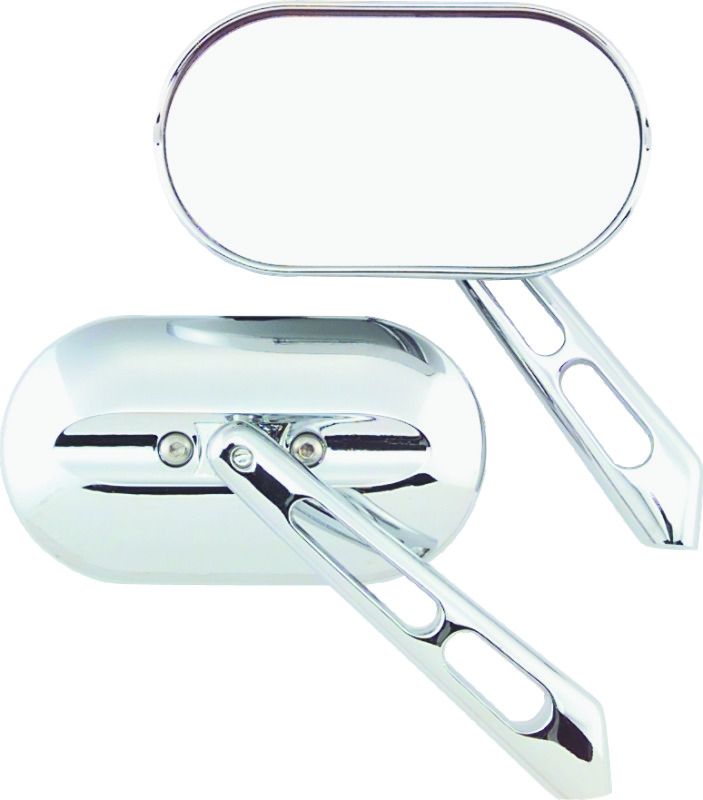 Kuryakyn Magnum Mirrors Small Flat Glass Chrome