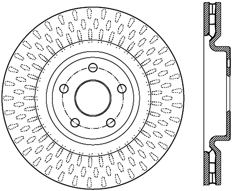 StopTech 12-13 Jeep SRT8 Front Right Slotted Sport Brake Rotor thumbnail 2