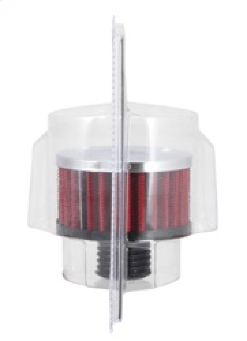 K&N .5in Flange ID x 3in OD x 3.25in H Rubber Base Crankcase Vent Filter thumbnail 4