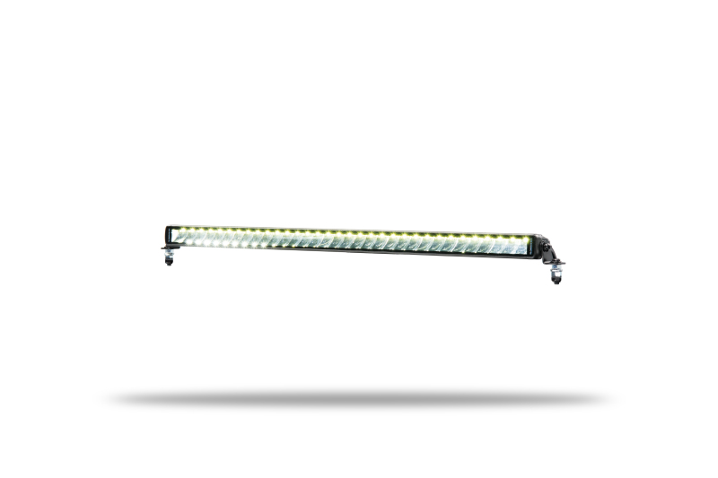 Go Rhino Xplor Blackout Series Single Row LED Light Bar (Side/Track Mount) 31.5in. - Blk