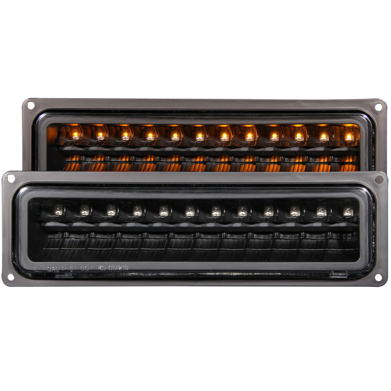ANZO 1988-1998 Chevrolet C1500 LED Parking Lights Black thumbnail 6