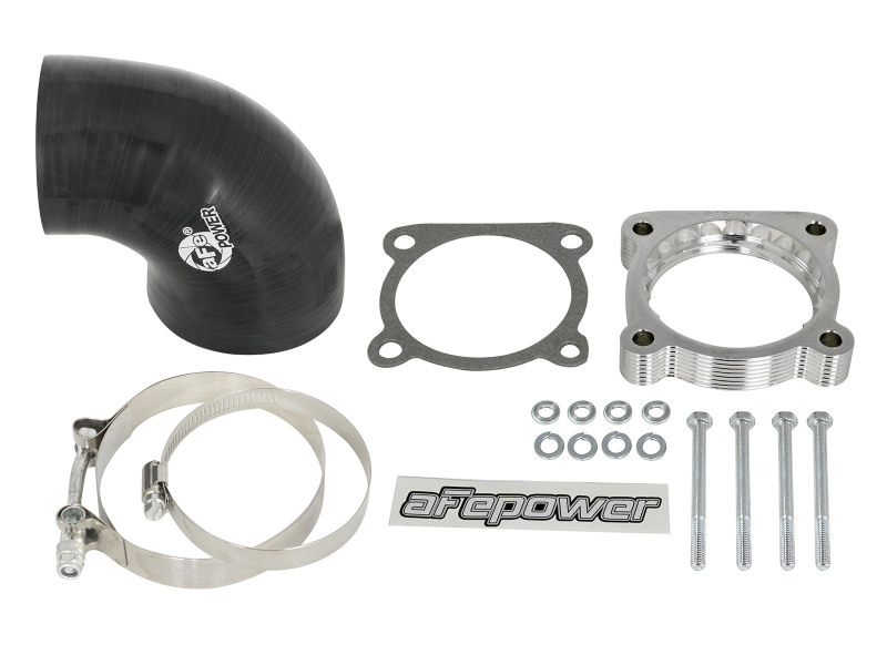 aFe Silver Bullet Throttle Body Spacers TBS 10-16 Nissan Patrol (Y62) V8-5.6L (320hp) thumbnail 7
